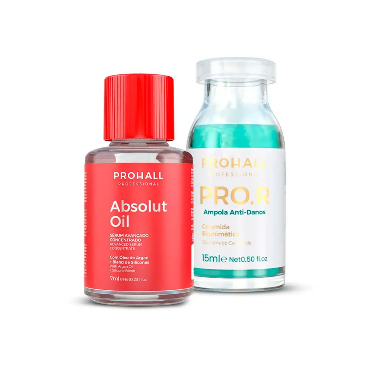 PROHALL SéRUM ABSOLUT OIL 7ML + AMPOLA PRO.R ANTI DANOS 15ML