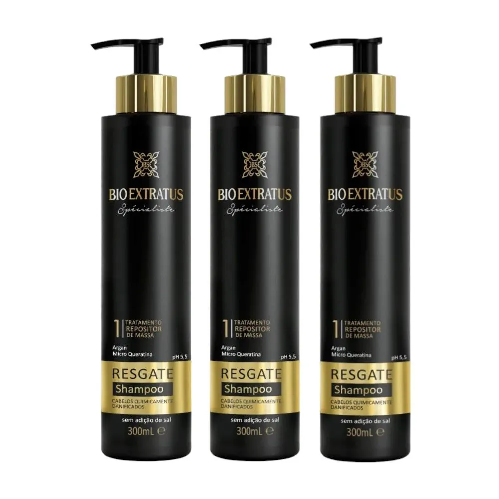 KIT RESGATE 3 SHAMPOO 300ML