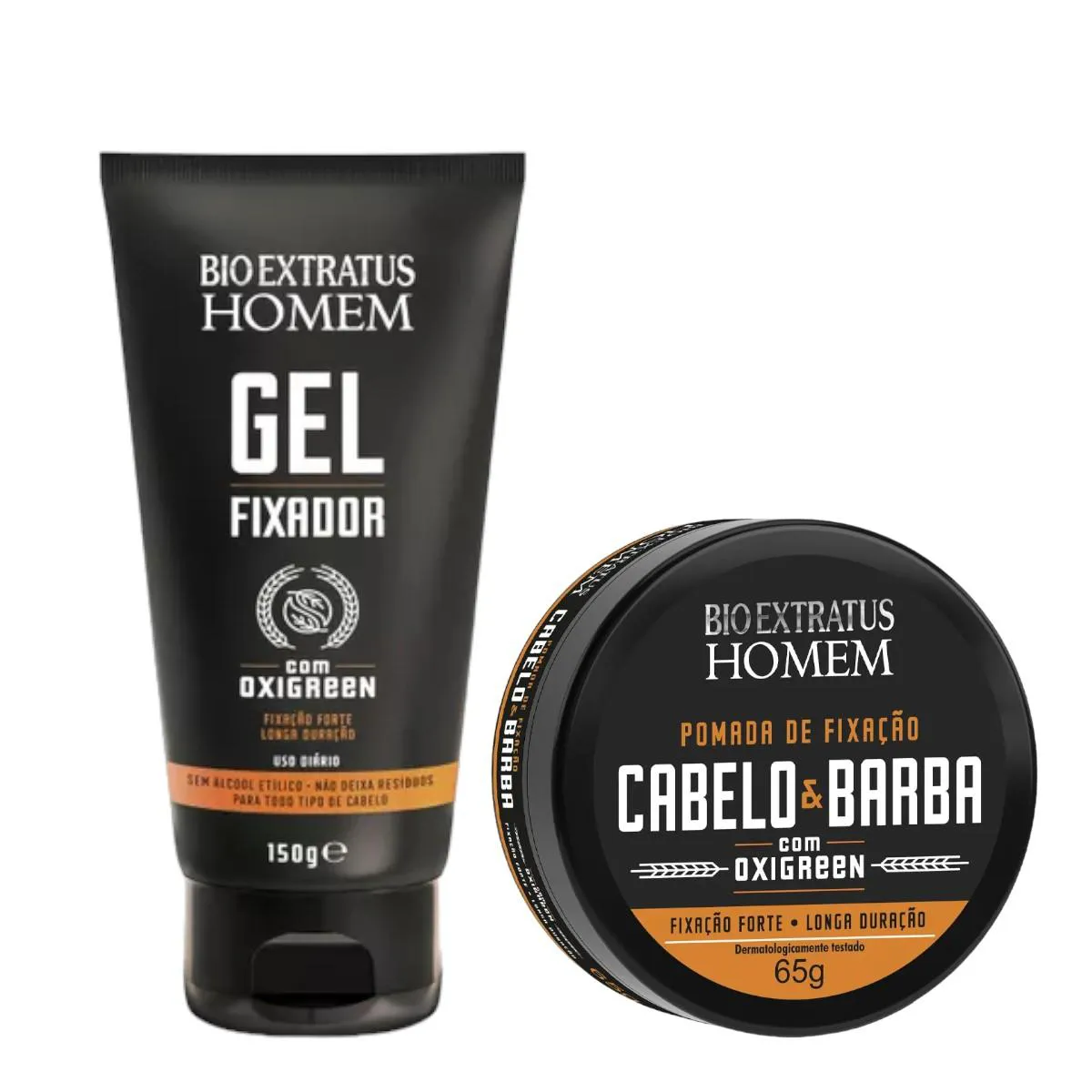 KIT FIXAçãO HOMEM 1 GEL 150G 1 POMADA 65G