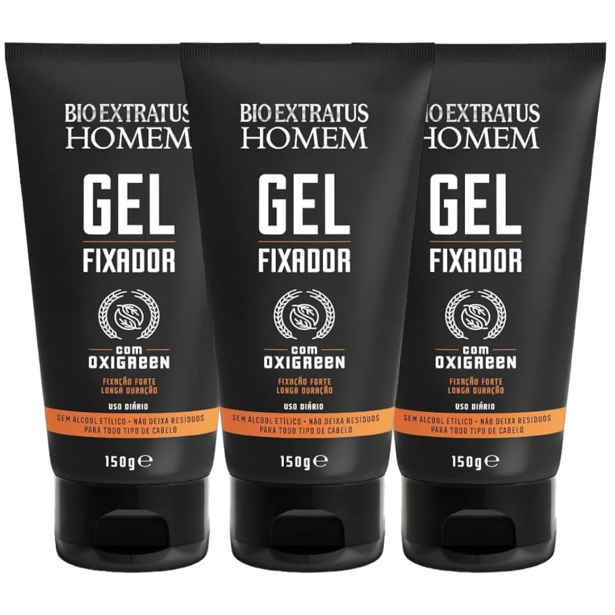 KIT 3 GEL OXYGREEN HOMEM 150G