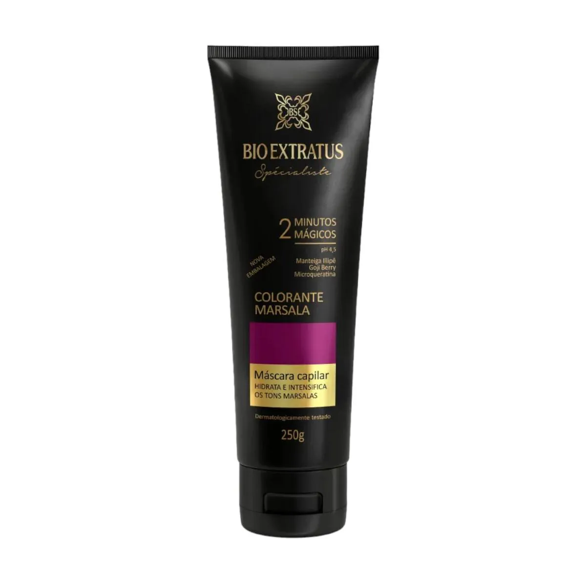 MASCARA COLORANTE MARSALA REAVIVA A COR E TRATA 250 GR