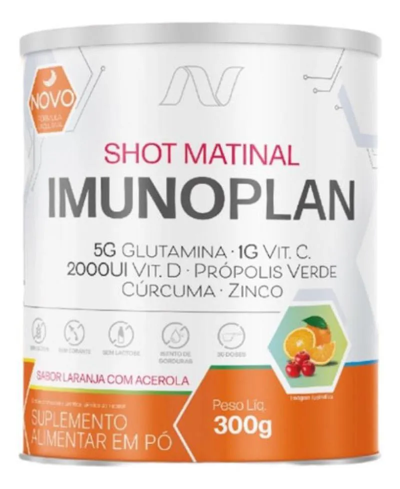 IMUNOPLAN SHOT MATINAL COM VITAMINAS COMPLETO P DEFESA IMUNO