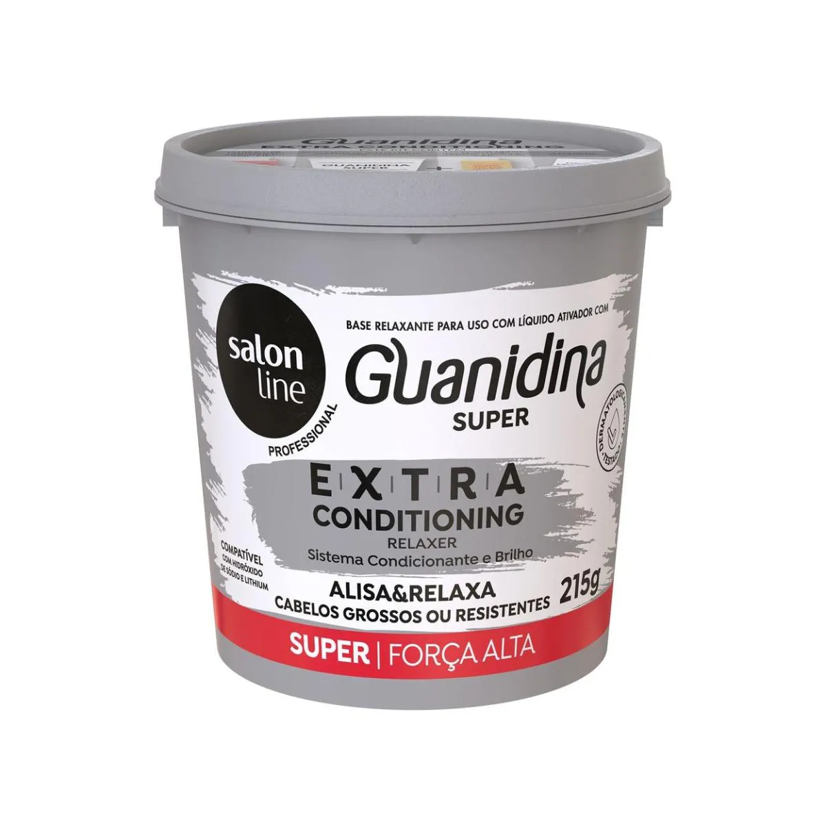 GUANIDINA SUPER ALISA E RELAXA FORçA ALTA SALON LINE 215G
