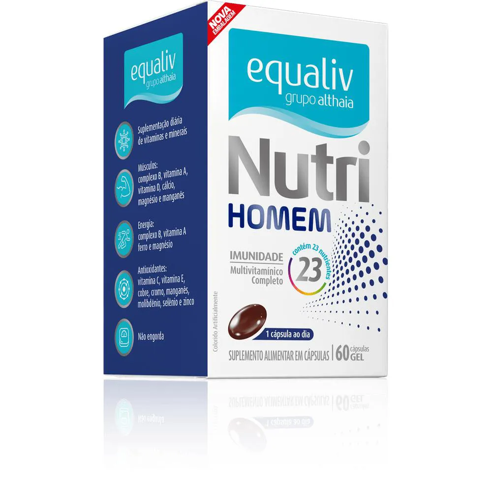 EQUALIV NUTRI HOMEM - 60 CáPSULAS