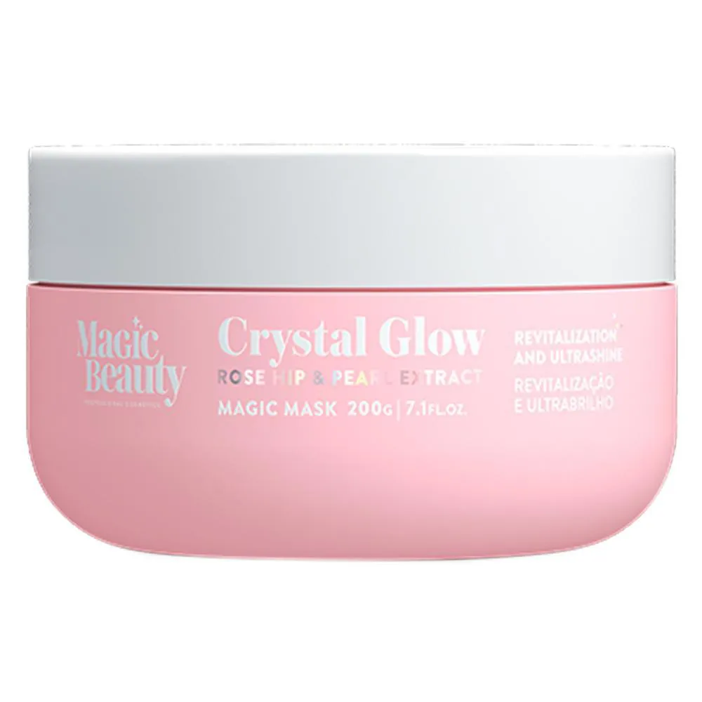MAGIC BEAUTY CRYSTAL GLOW MáSCARA DE REVITALIZAçãO 200G