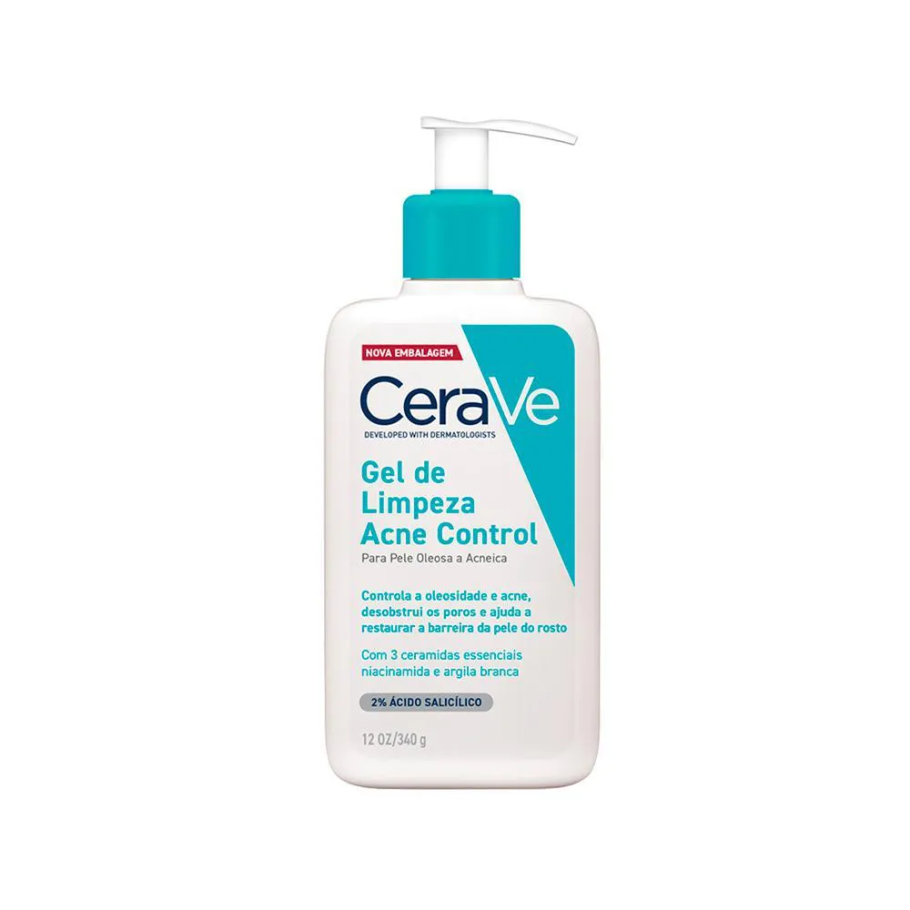 CERAVE ACNE CONTROL GEL FACIAL DE LIMPEZA 340G