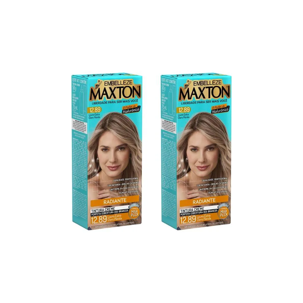 COLORAçAO MAXTON 12.89 LOURO EXTRA CLARO PEROLA-KIT C/2UN