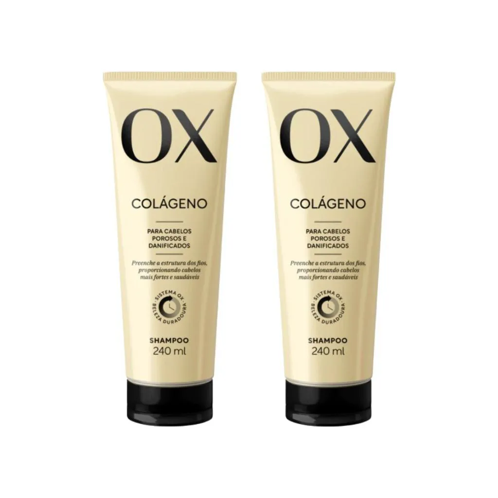 SHAMPOO OX 240ML COLAGENO - KIT C/ 2UN