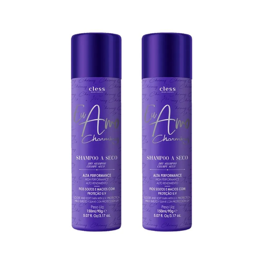 SHAMPOO A SECO CHARMING 150ML ALTA PERFORMACE - KIT C/ 2UN