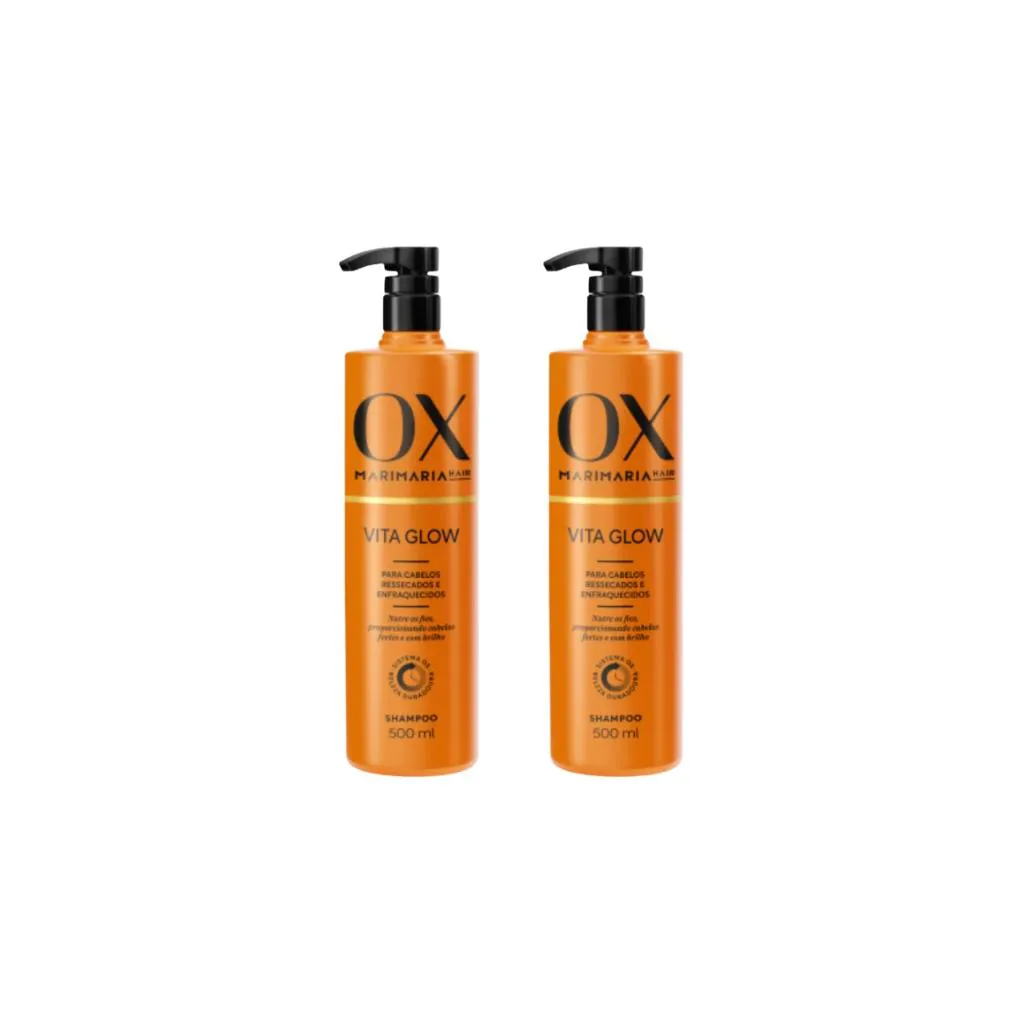 SHAMPOO OX VITA GLOW MARI MARIA 500ML-KIT C/2UN