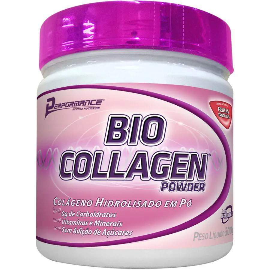 BIO COLLAGEN POWDER PERFORMANCE NUTRITION - 300G Morango