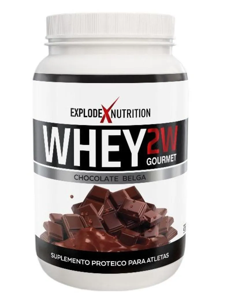 WHEY 2W GOURMET EXPLODE NUTRITION - 900G Chocolate Belga