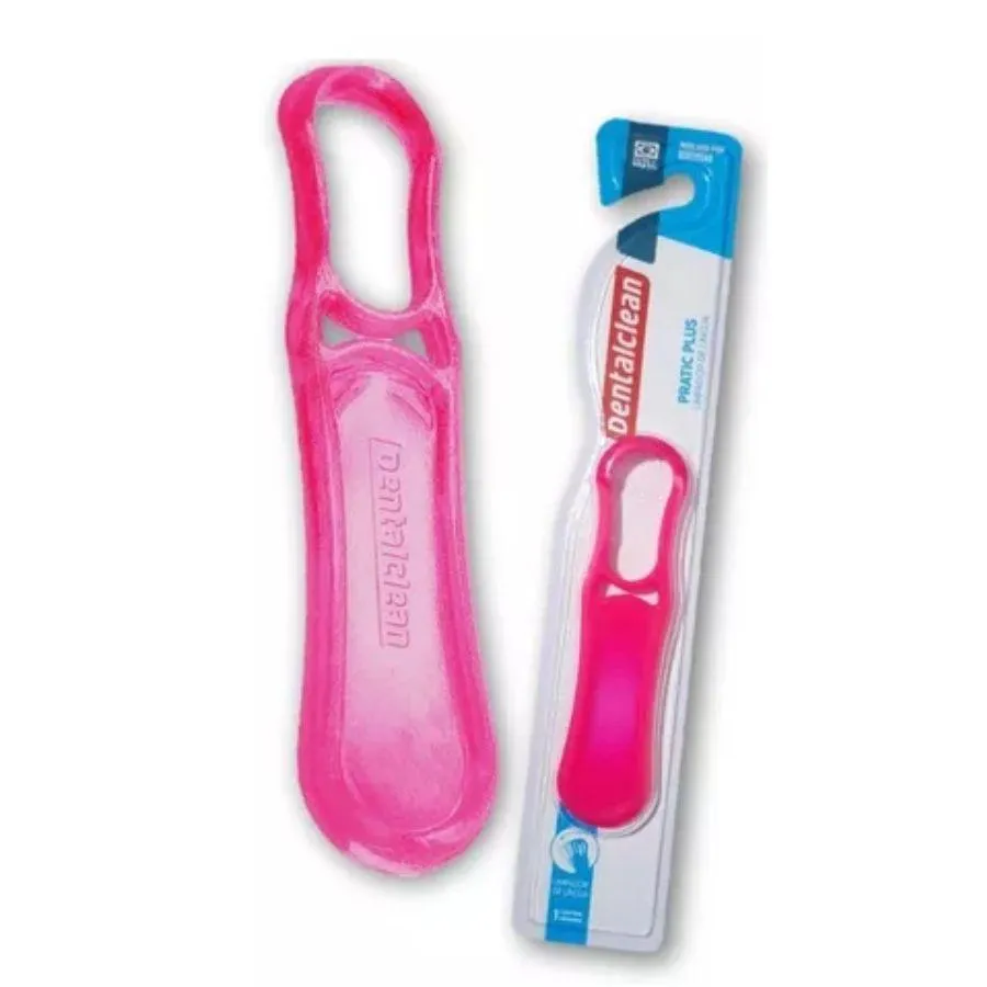 LIMPADOR DE LíNGUA PRATIC PLUS ROSA - DENTALCLEAN