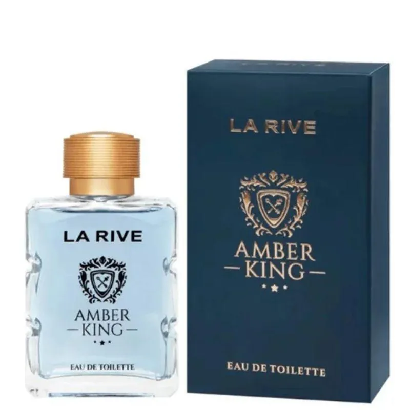 PERFUME AMBER KING MASCULINO 100ML - LA RIVE