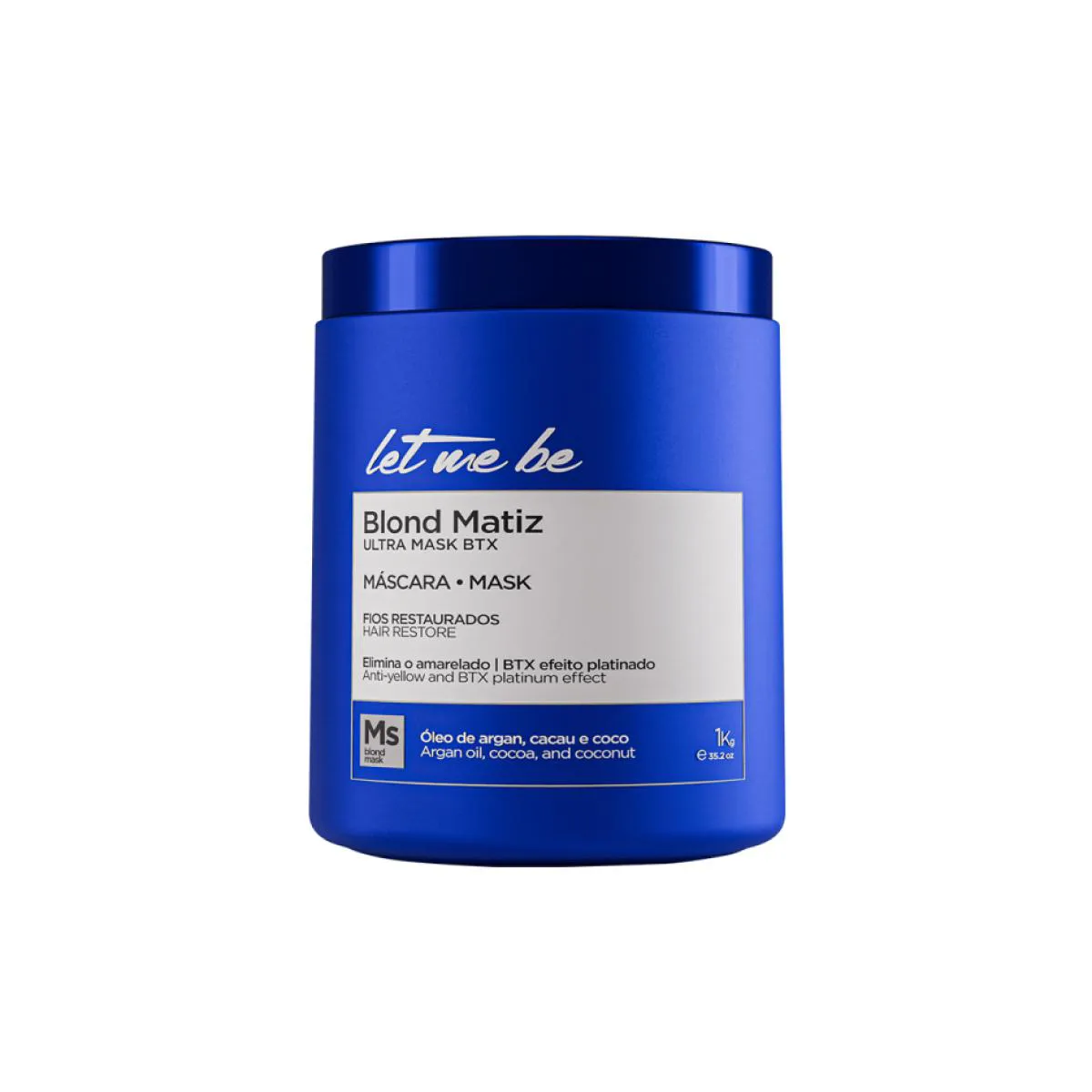 Let Me Be Blond Matiz Máscara Matizadora 1Kg 