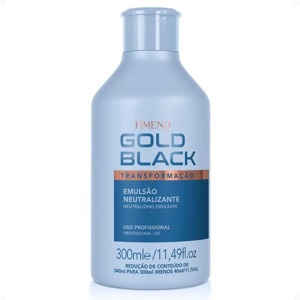 EMULSãO NEUTRALIZANTE AMEND GOLD BLACK 300ML