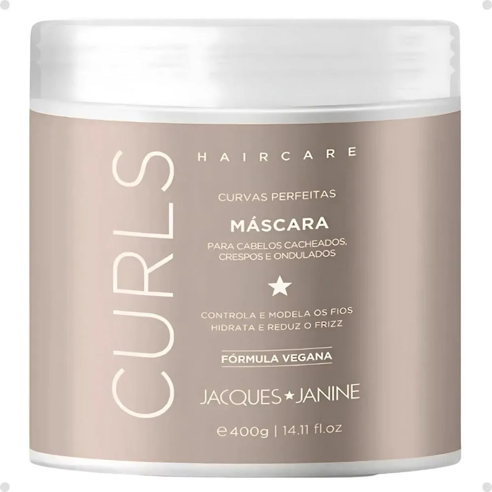 MáSCARA CONDICIONADORA JACQUES JANINE CURLS 400G