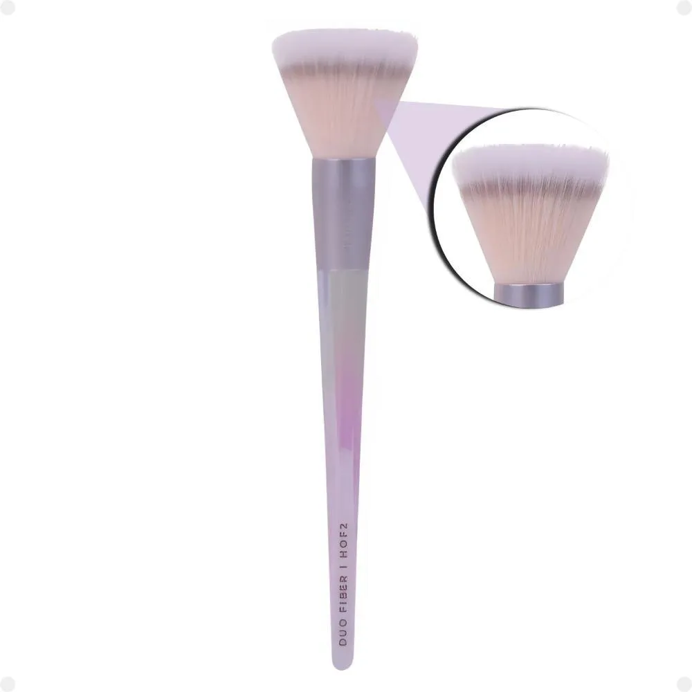 PINCEL DUO FIBER RUBY ROSE HOLOGRAPHIC HB-HOF2