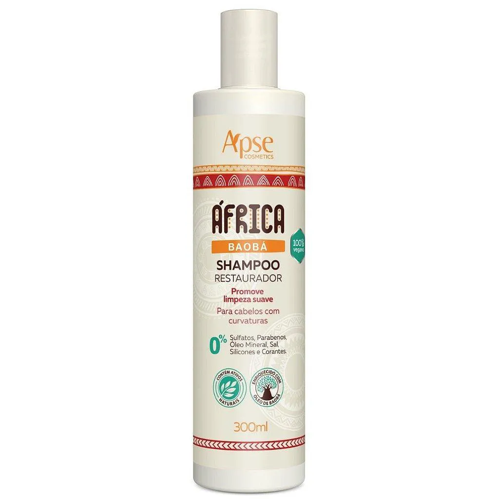 Shampoo Apse África Baobá Hidratação 300ml