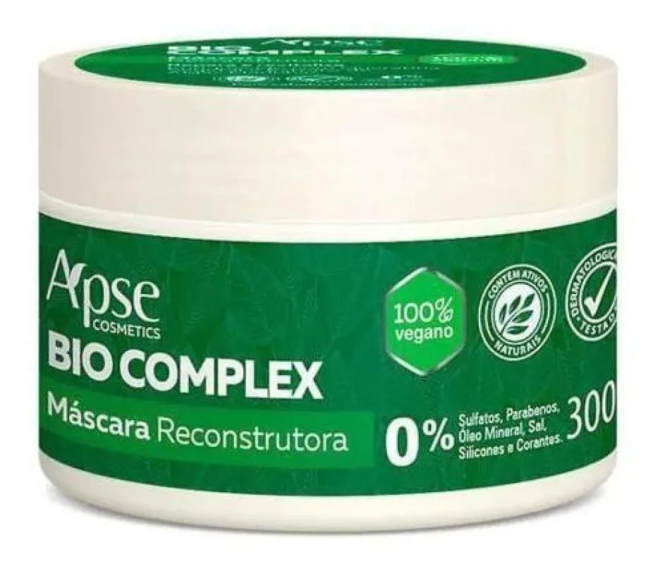 MáSCARA RECONTRUçãO BIO COMPLEX 300G APSE COSMETICS