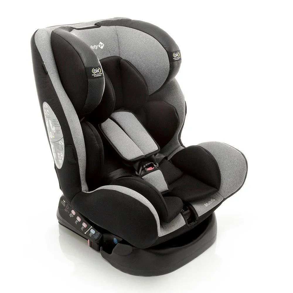 CADEIRINHA DE CARRO MULTIFIX COM ISOFIX SAFETY 1ST 0 A 36 KG GREY URBAN