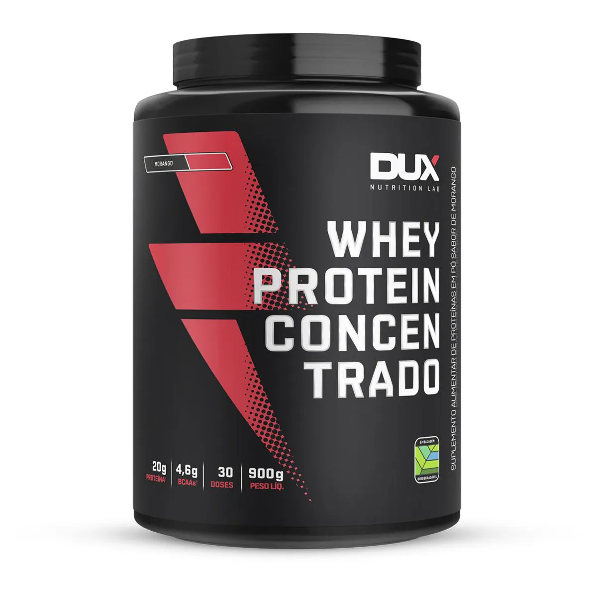 WHEY PROTEIN CONCENTRADO DUX MORANGO 900G