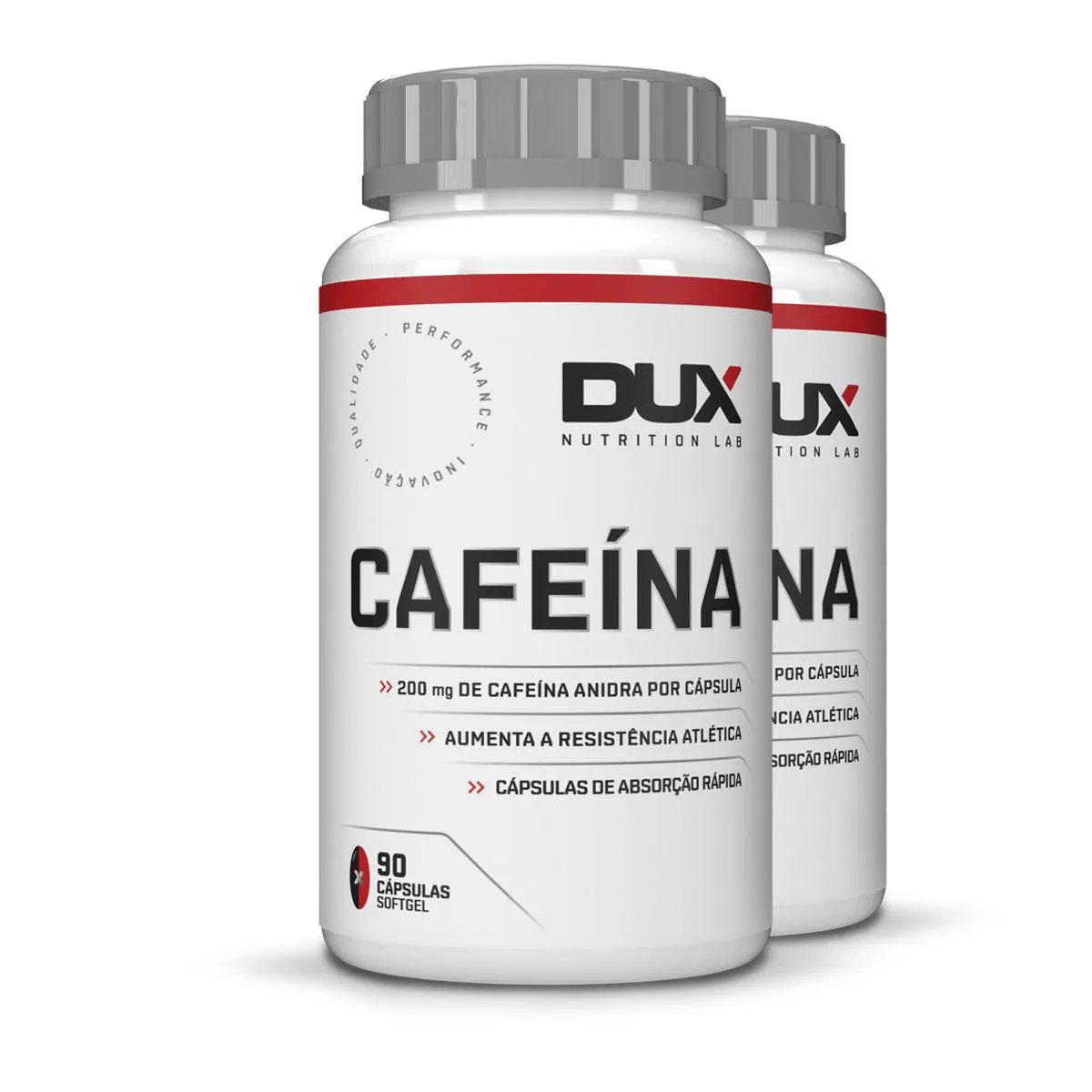 KIT 2 CAFEíNA DUX SEM SABOR 90 CáPSULAS