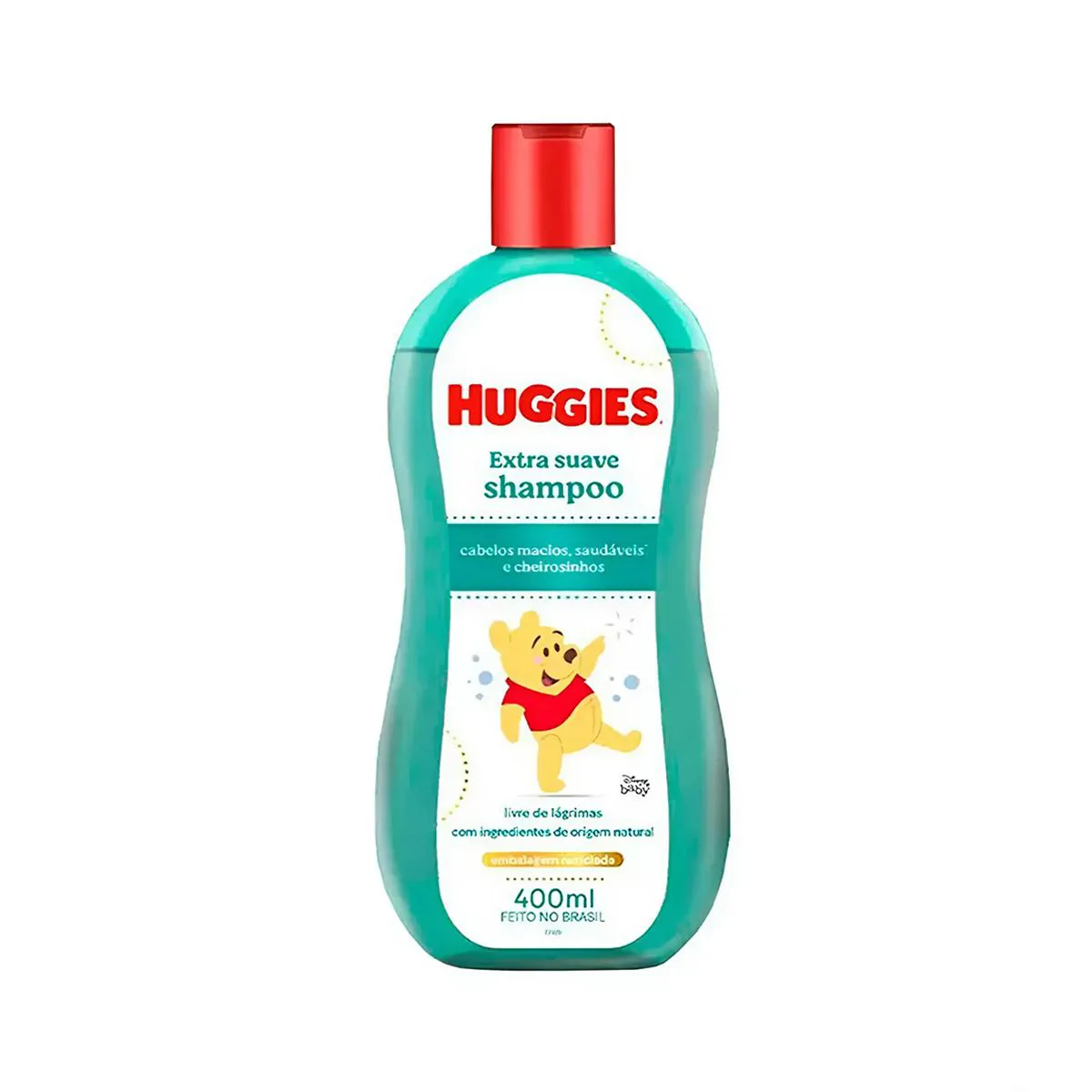 SHAMPOO EXTRA SUAVE HUGGIES HIPOALERGêNICO 400ML HUGGIES