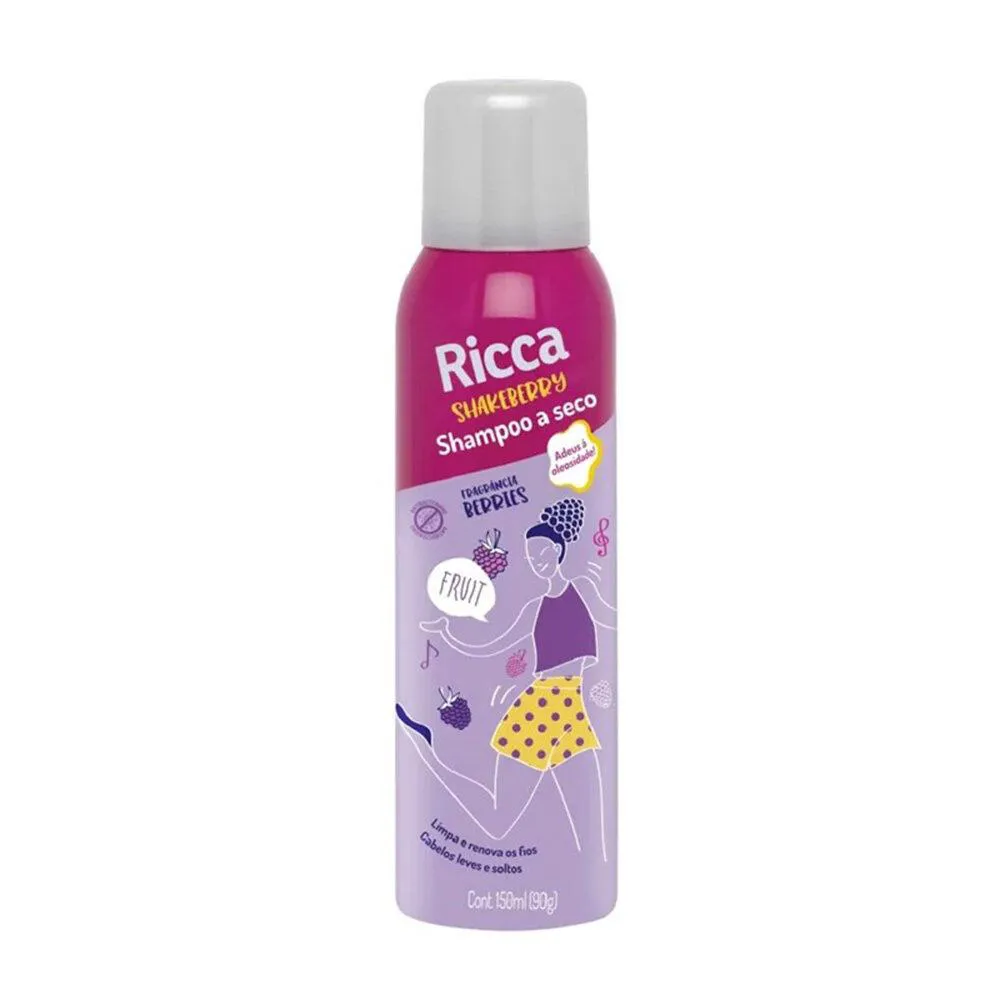 SHAMPOO A SECO BERRIES SHAKEBERRY RICCA 150ML