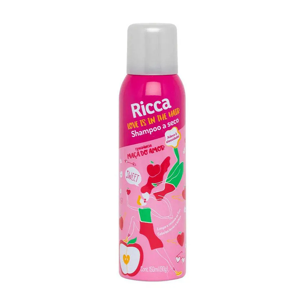 SHAMPOO A SECO MAçã DO AMOR RICCA 150 ML
