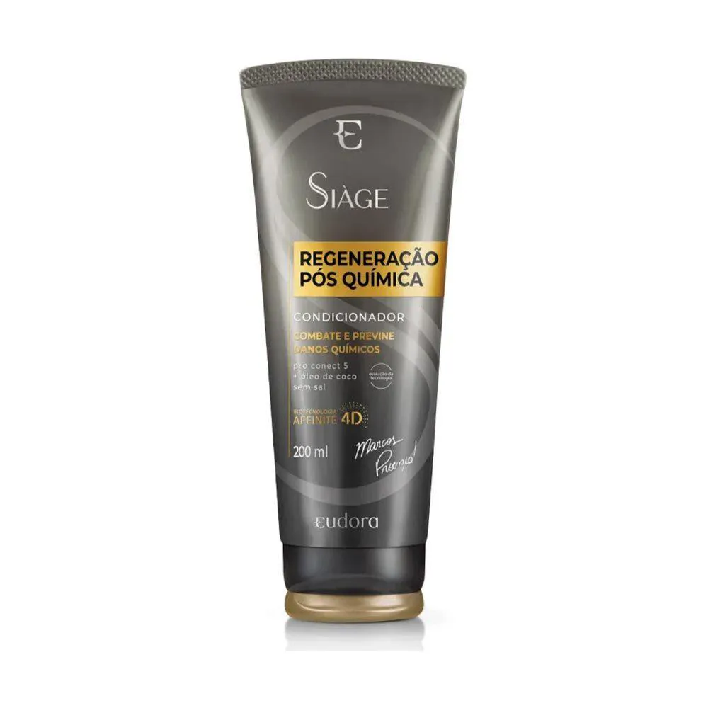 Condicionador Siáge Regeneração Pós Química Hidratação Profunda 200ml