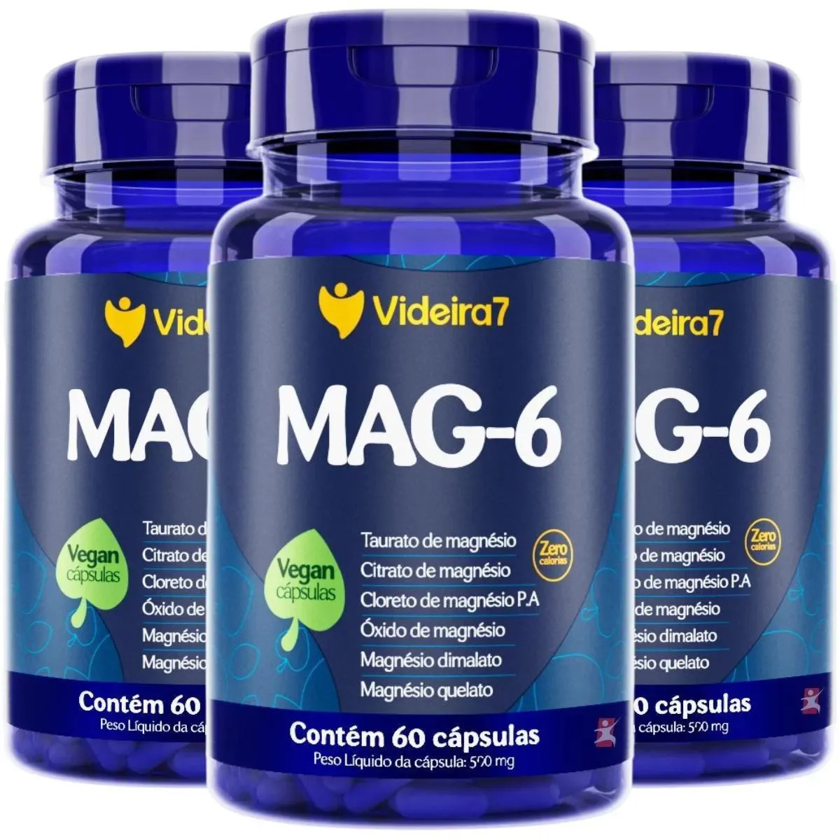 KIT 3X MAG-6 (6 TIPOS DE MAGNéSIO) 60 CÁPSULAS – VIDEIRA7