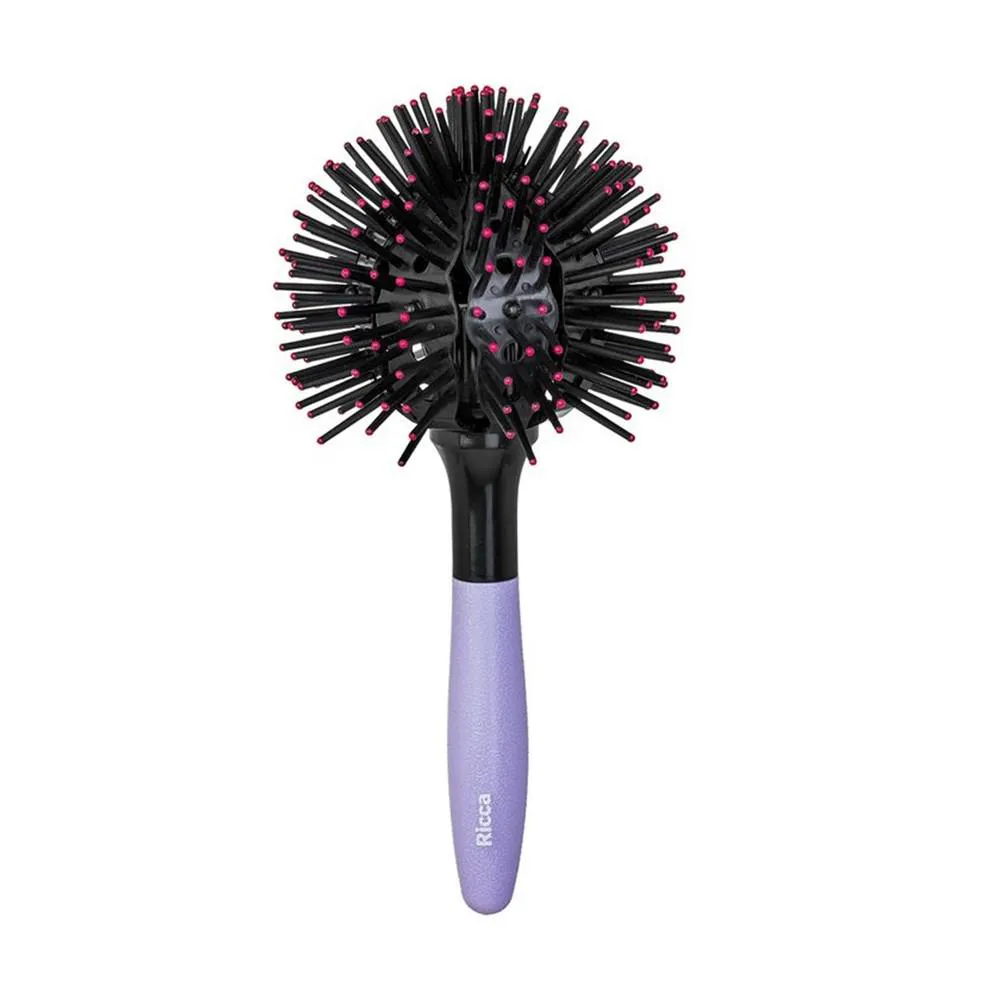 ESCOVA CACHOS E ONDAS 360 RICCA TWIST 3D CURLS CABELOS MODELADOS BALL BRUSH