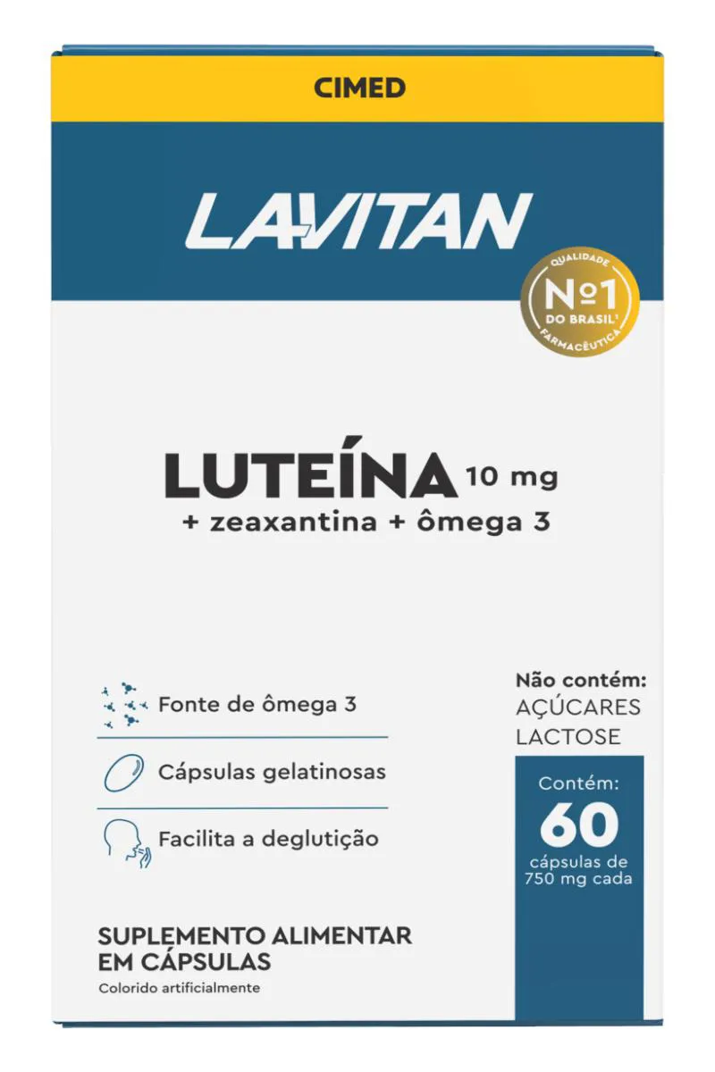 SUPLEMENTO LAVITAN LUTEíNA 10MG 60 CáPSULAS