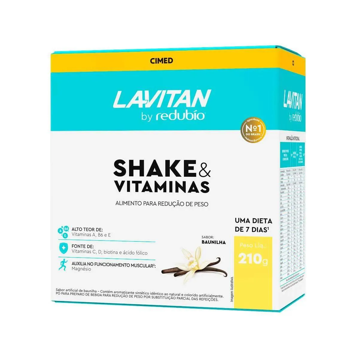 REDUBíO SHAKE SLIM SABOR MORANGO 210G