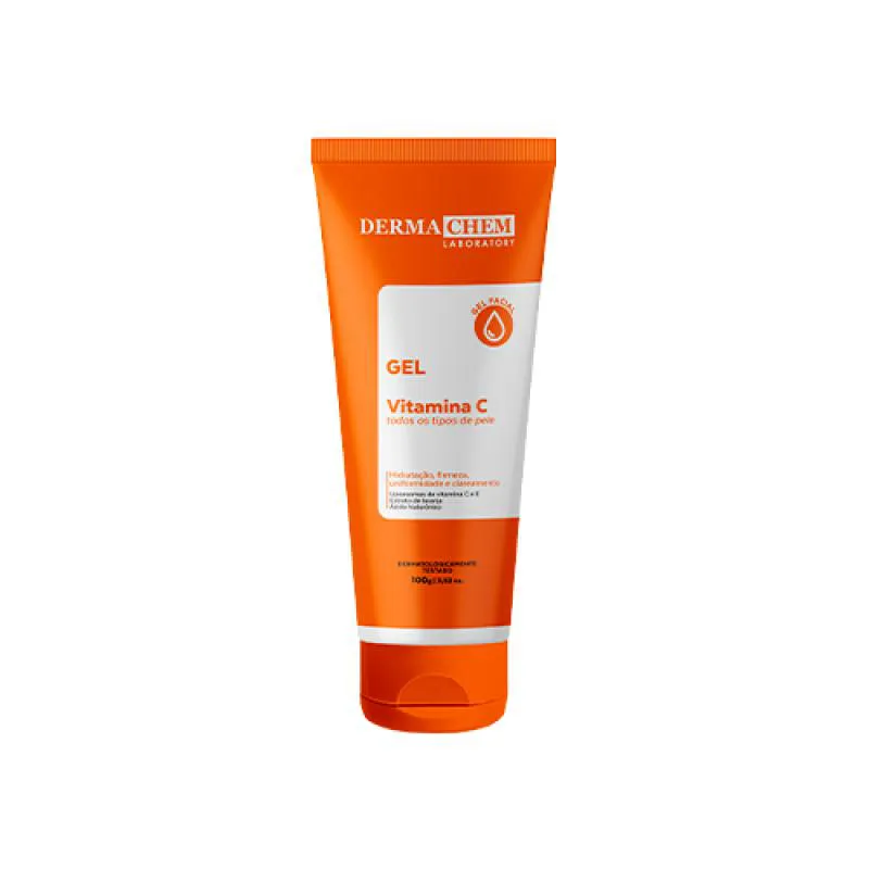 GEL ANTI-IDADE VITAMINA C DERMACHEM ÁCIDO HIALURôNICO
