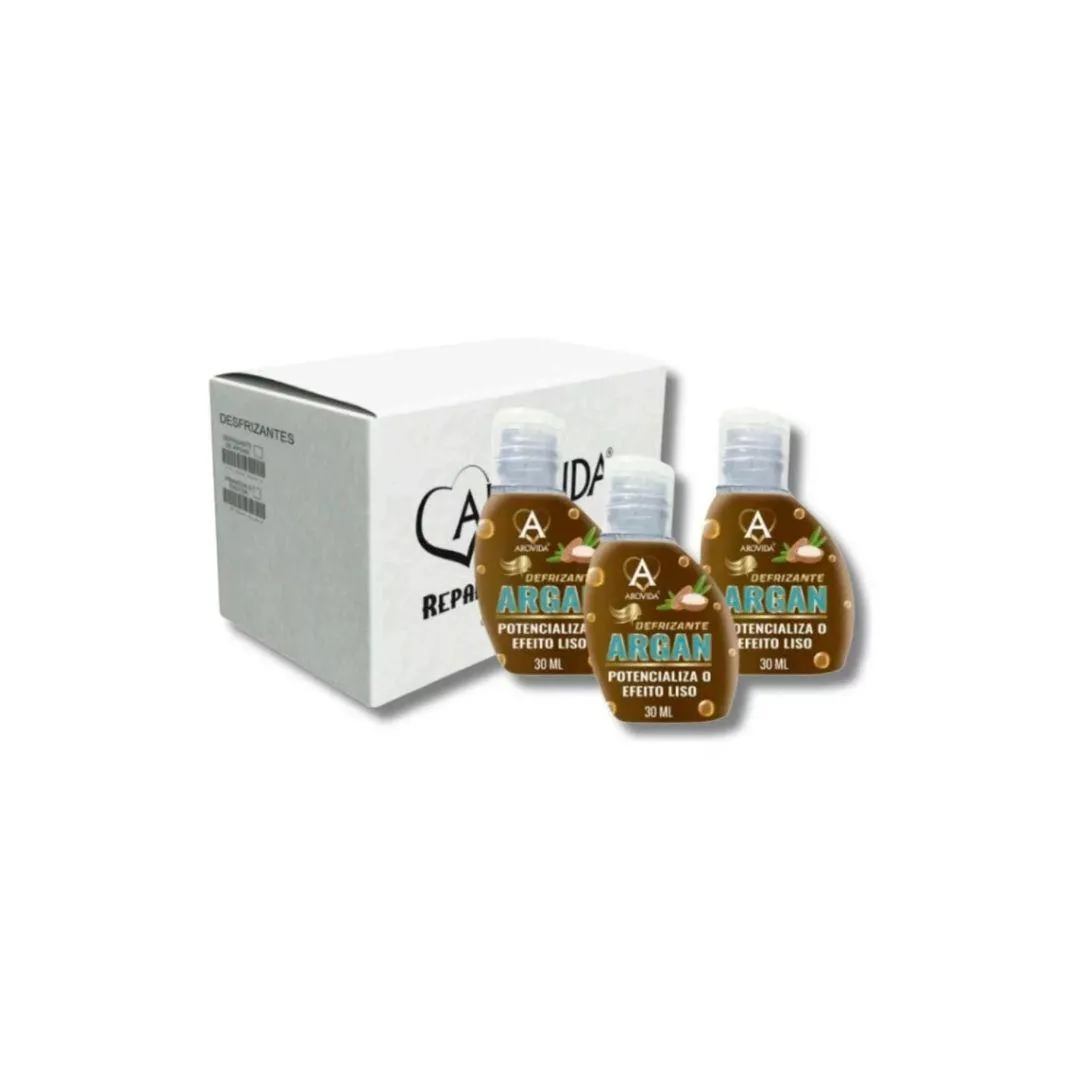 CAIXA COM 6 UNIDADES DESFRIZANTE ÓLEO DE ARGAN AROVIDA
