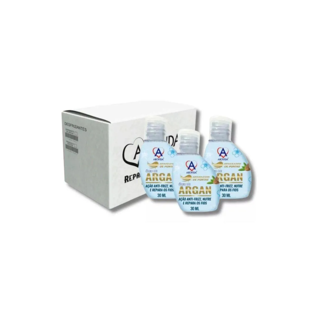 KIT 6 REPARADOR DE PONTAS ÓLEO DE ARGAN CAIXA AROVIDA