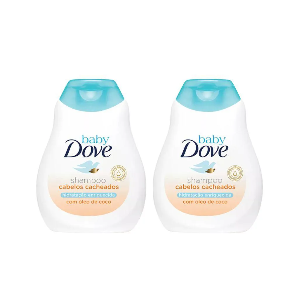 SHAMPOO DOVE BABY 200ML CABELOS CACHEADOS - KIT C/ 2UN