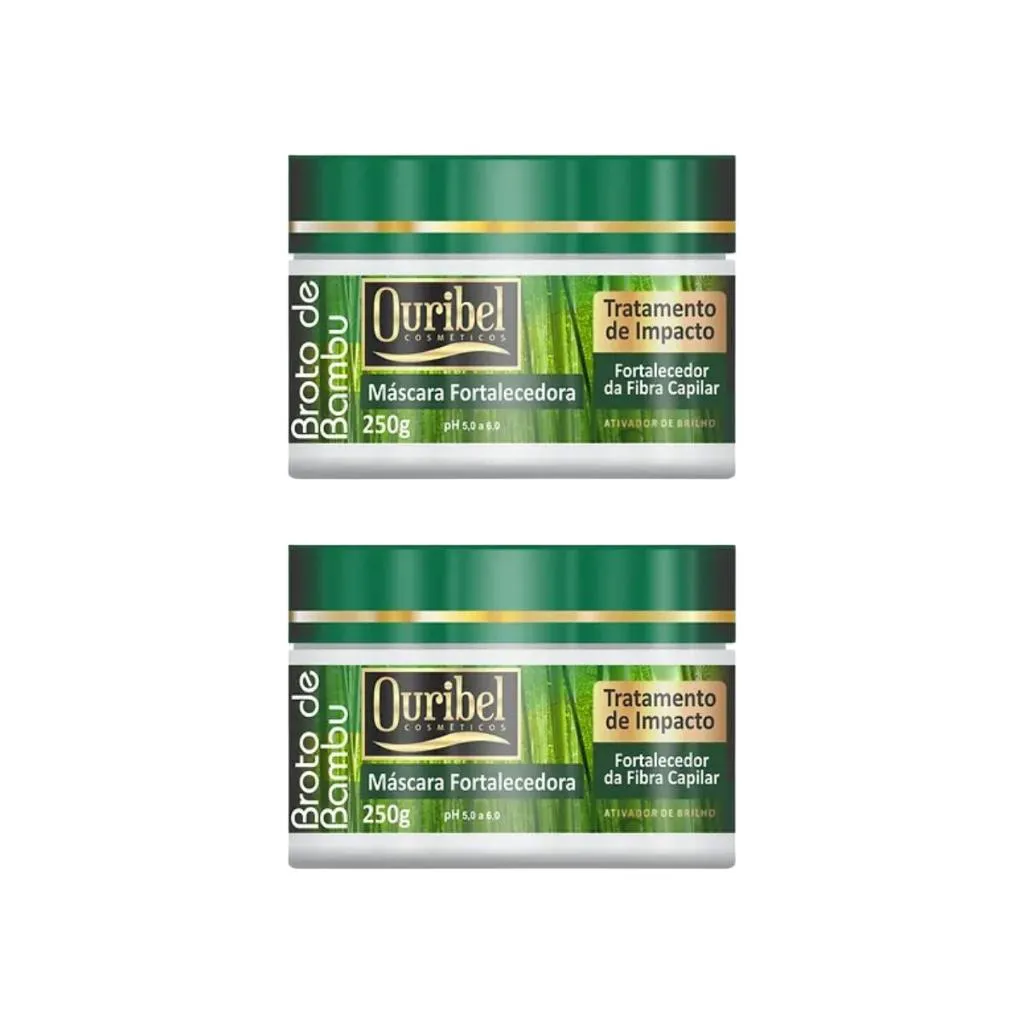 MASCARA OURIBEL BROTO DE BAMBU 250G - KIT C/ 2UN