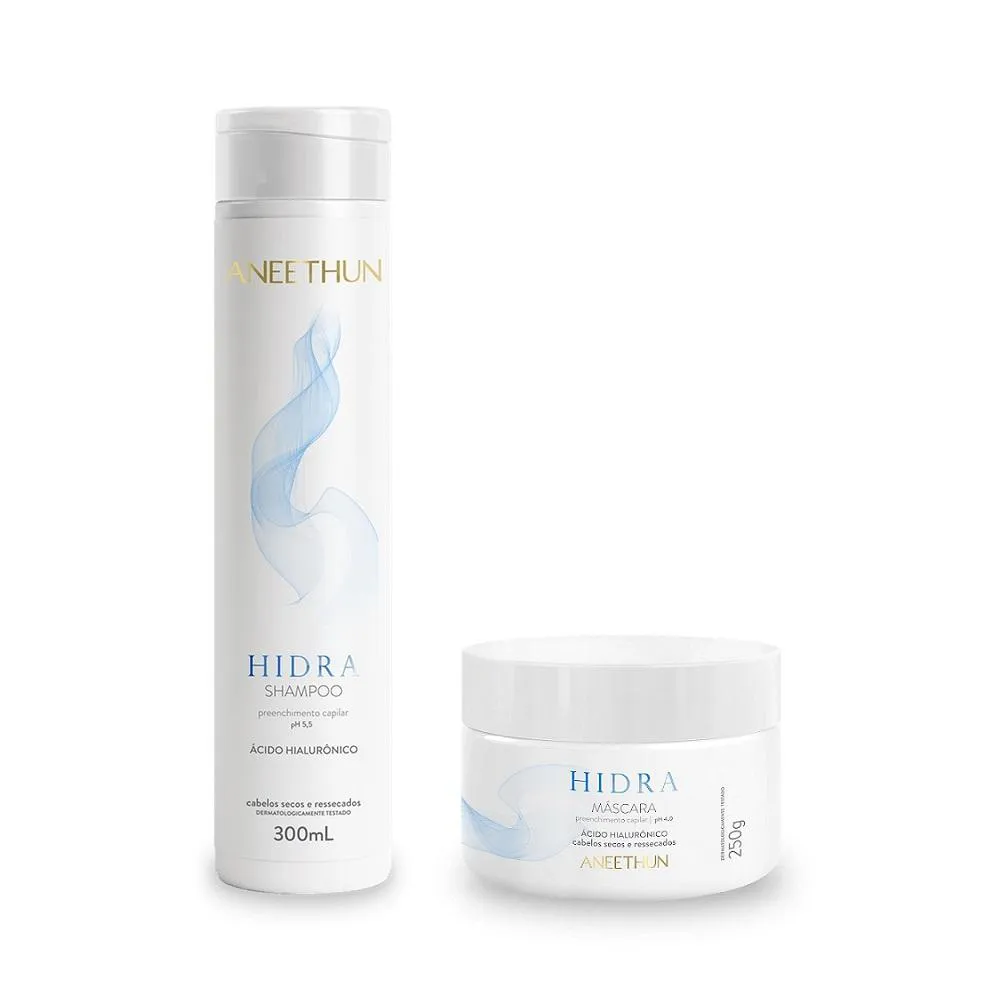 KIT ANEETHUN HIDRA - SHAMPOO 300ML + MáSCARA 250G