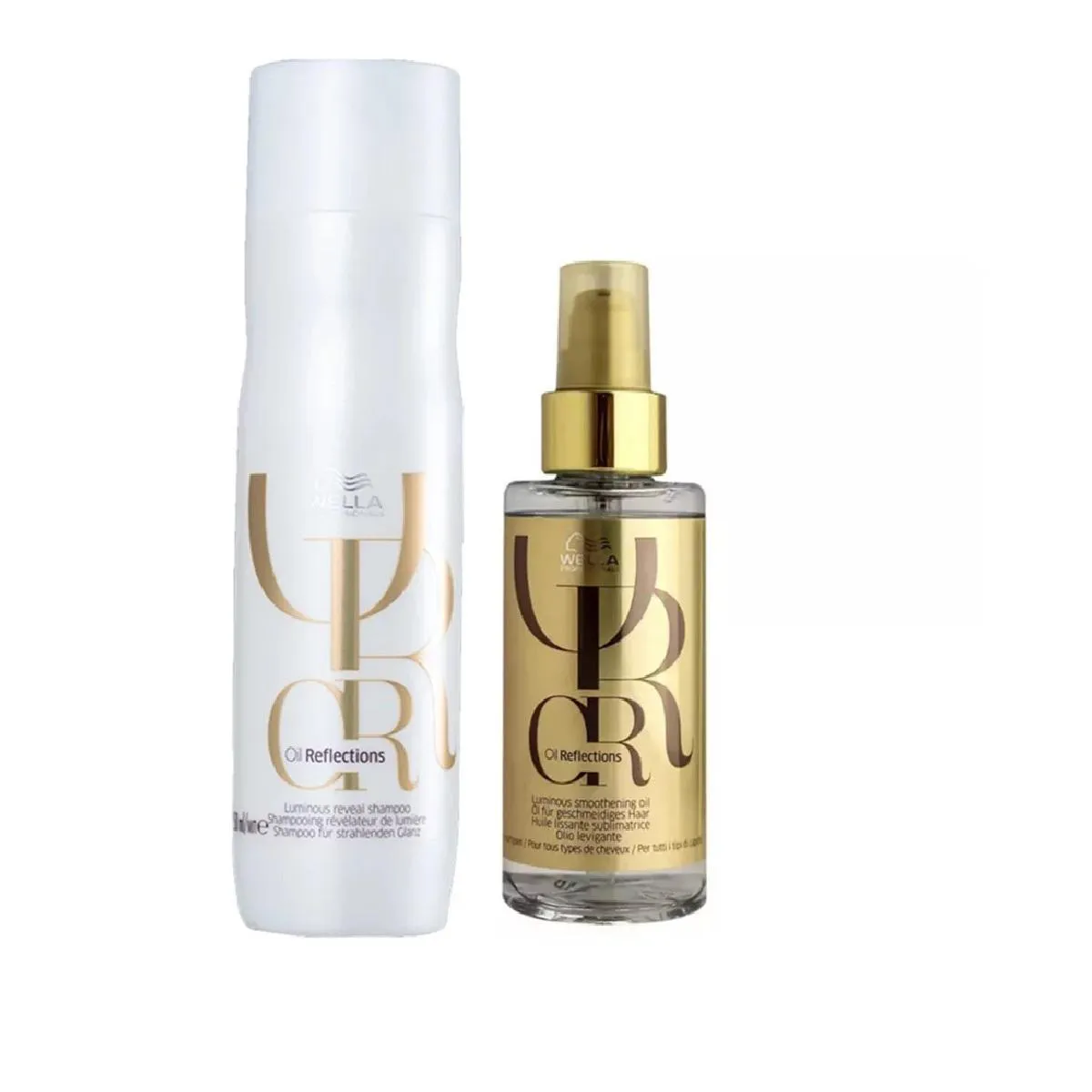 WELLA PROFESSIONALS OIL REFLECTIONS - KIT SHAMPOO 250ML + ÓLEO 100ML