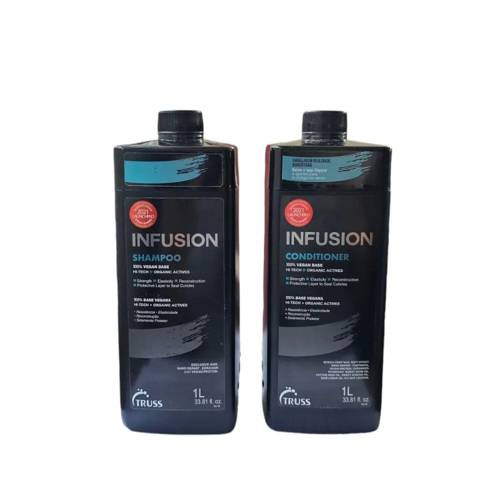 KIT TRUSS INFUSION SHAMPOO 1000ML + CONDICIONADOR 1000ML