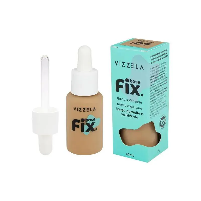 BASE LIQUIDA FIX  COR 07 - VIZZELA