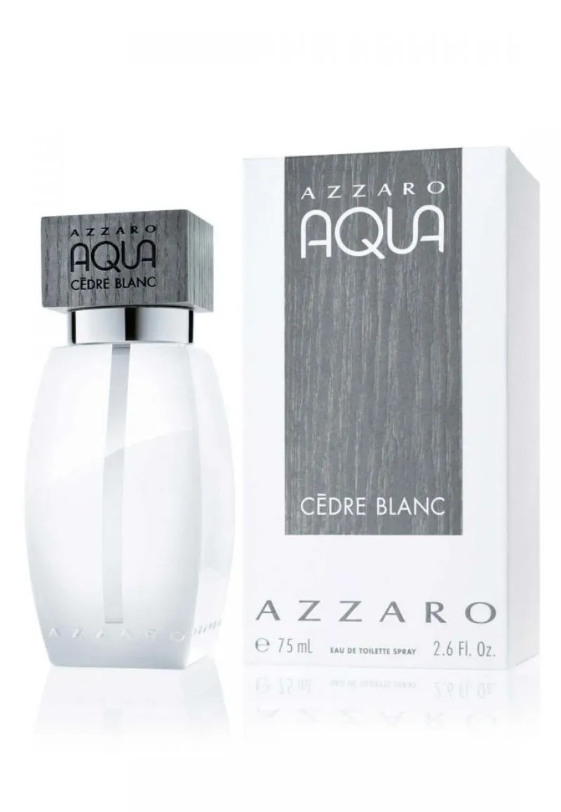 AZZARO AQUA CÈDRE BLANC EAU DE TOILETTE MASCULINO 75ML
