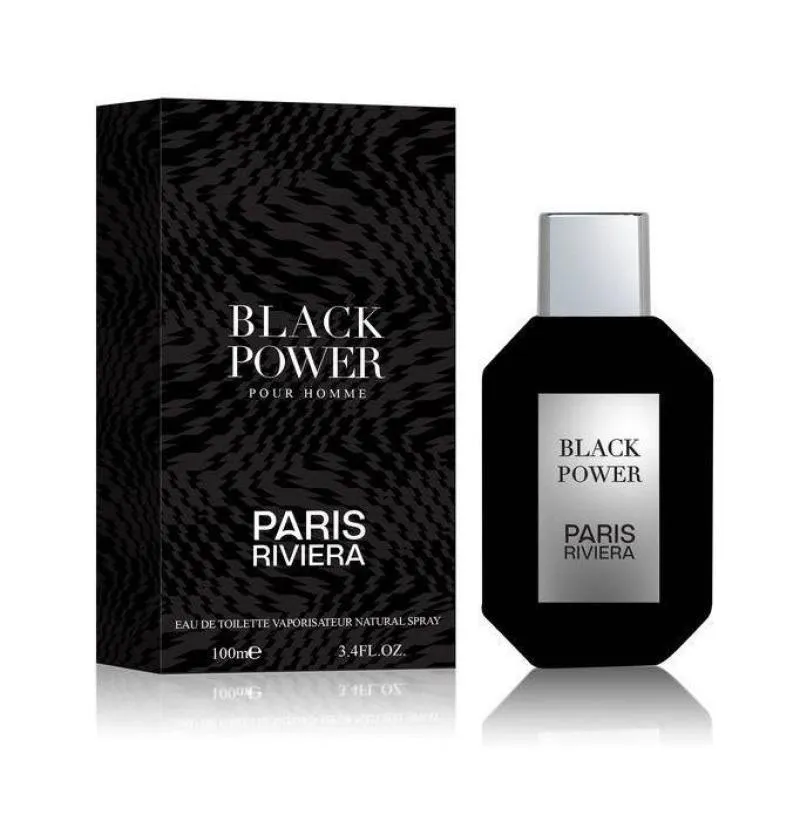PARIS RIVIERA BLACK POWER MASCULNINO EAU DE TOILETTE 100ML