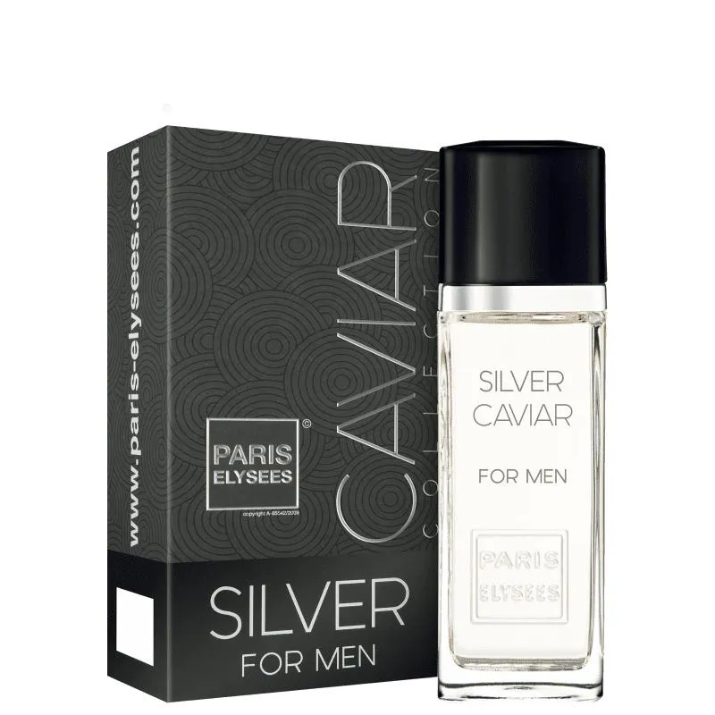 PARIS ELYSEES SILVER CAVIAR FOR MEN EAU DE TOILETTE 100ML