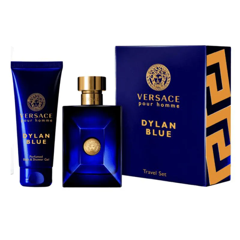 KIT VERSACE DYLAN BLUE POUR HOMME EDT 100ML + SHOWER GEL 100ML