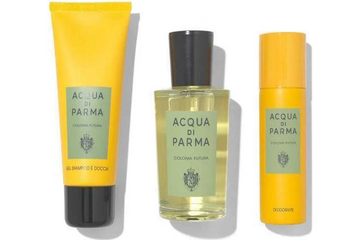 ACQUA DI PARMA COLONIA FUTURA 100ML EDC + 75ML SG + 50ML DEOSPRAY.