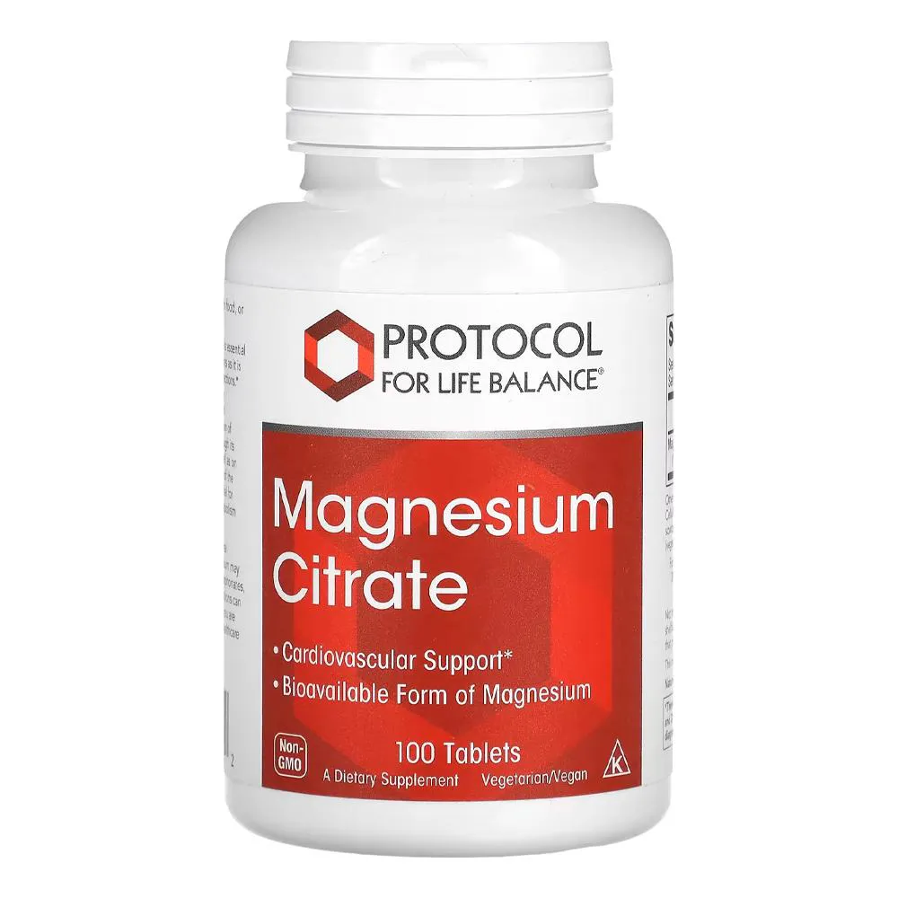 CITRATO DE MAGNéSIO 200MG PROTOCOL 100 TABS IMPORTADO